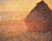 Claude Monet Meule,Soleil coucbant oil on canvas